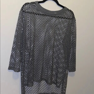 Tribal Jeans | Gray Cotton  Tunic